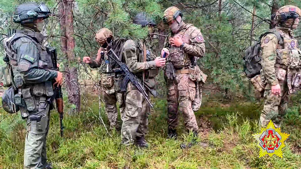 Belarusian soldiers of the Special Operations Forces