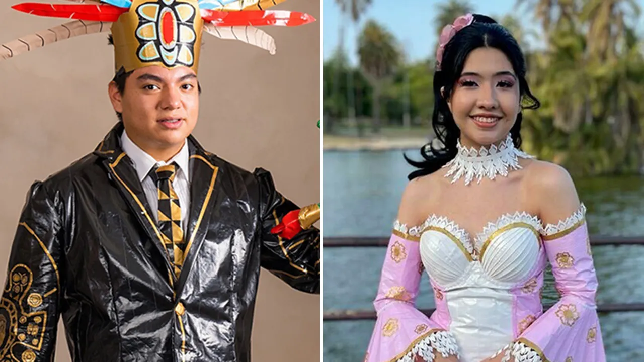 Teens make prom dress and tux out of duct tape, win $10K in scholarship prize money