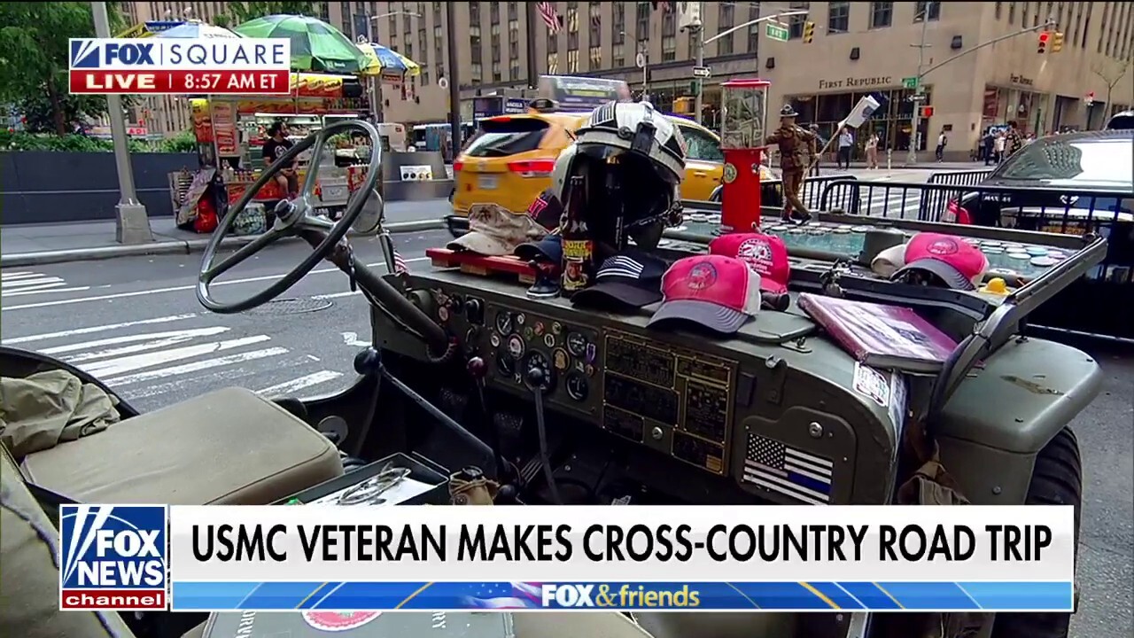 Marine veteran embarks on cross-country trip to help other heroes 
