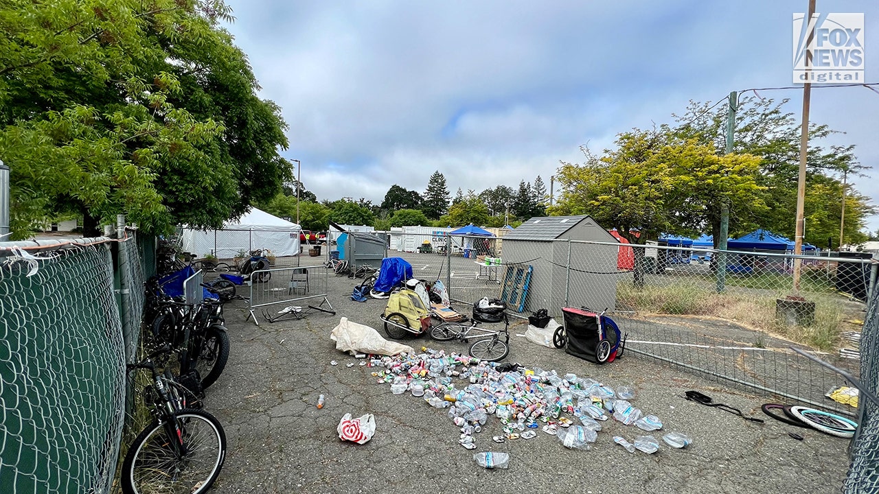 California courthouse parking lot turns into homeless encampment with 24/7 security