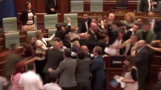 Kosovo lawmakers brawl after opposition party member throws water on prime minister - Fox News
