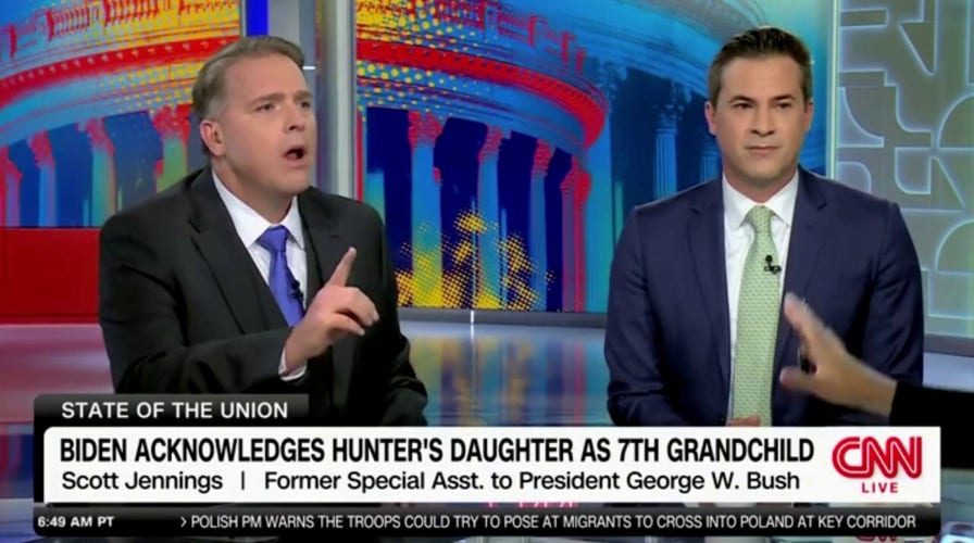 CNN panelists clash over Biden's acknowledgement of 7th grandchild: 'The polling must have been brutal'