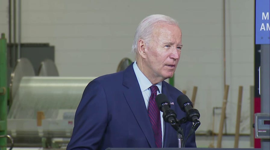 Biden takes credit for declining inflation, suggests Republicans will impeach him