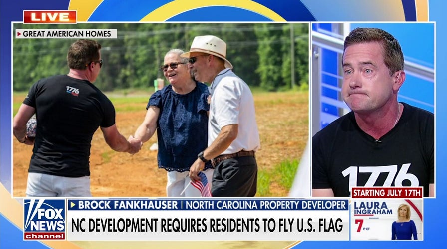 North Carolina property development requiring residents to fly US flag
