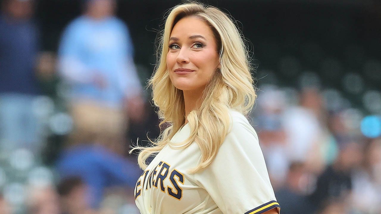 Paige Spiranac at the Brewers game