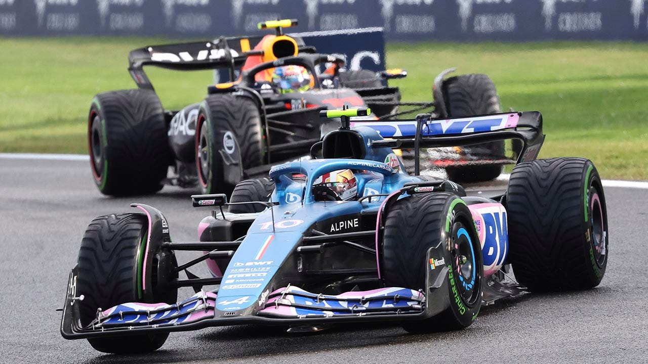 Pierre Gasly in the sprint race