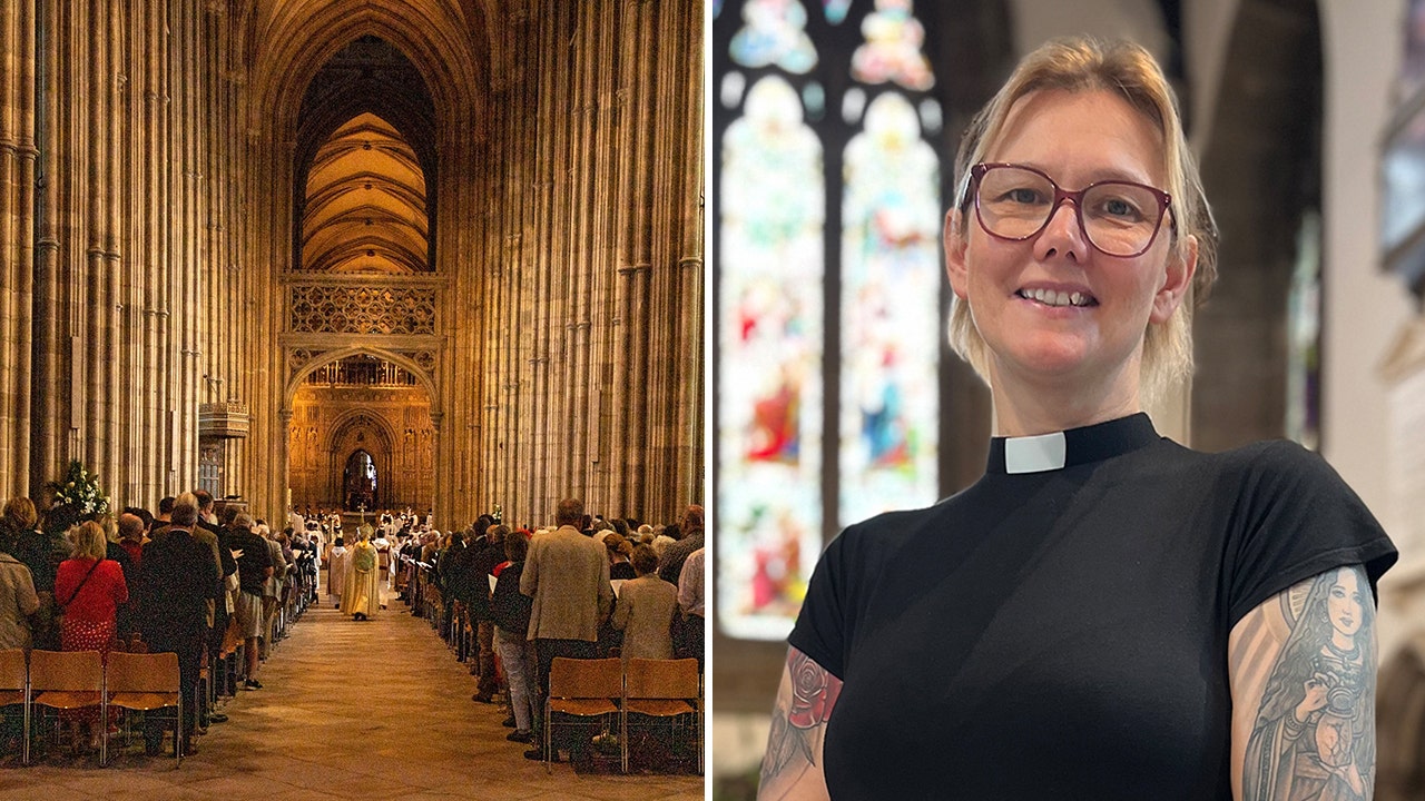 Tattooed reverend gets hate online as Canterbury Cathedral defends her appointment to leadership role