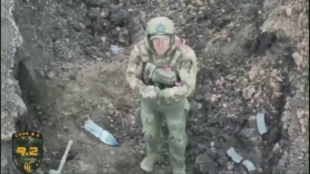 Russian soldier seen surrendering to Ukrainian drone speaks out for first time
