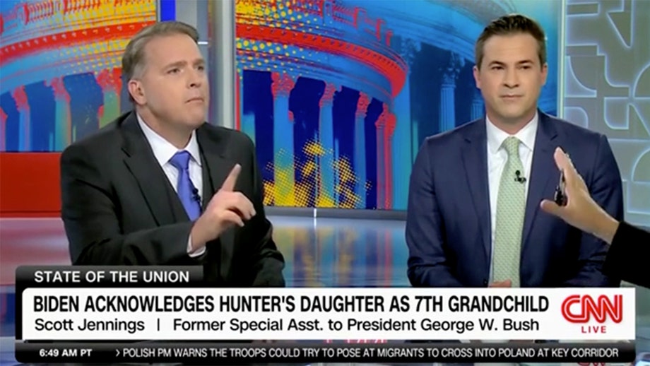 CNN panel clashes over Biden acknowledging 7th grandchild: 'It's not Republicans' who made Hunter a 'scumbag'