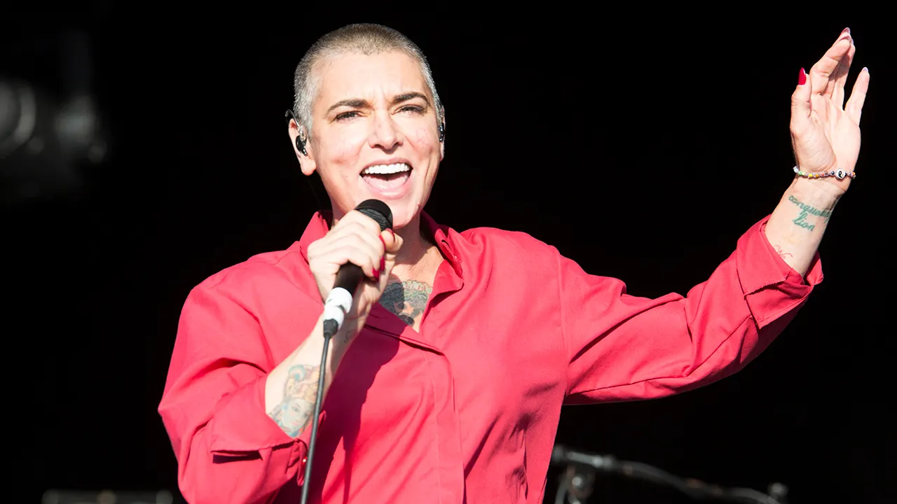 Sinead O'Connor performing in the UK